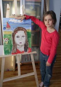 портрет изобразительное искусство детское творчество автопортрет рисуют дети уроки изобразительного искусства подарок для папы